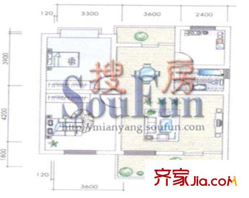 凱麗濱江 戶型圖