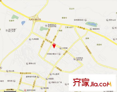 樹高卡地亞交通圖