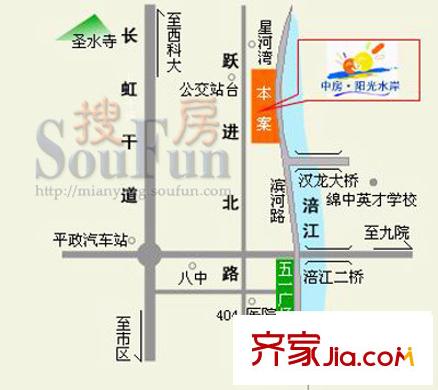 陽光水岸交通圖
