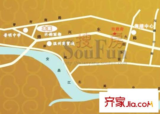 龍?jiān)沸聟^(qū)馥地書香交通圖