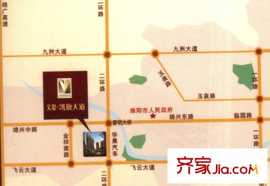 文泉?jiǎng)P旋大道交通圖