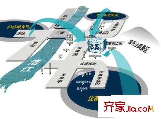 天浩富樂銀座交通圖