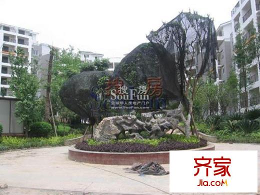 錦繡山城實景圖 