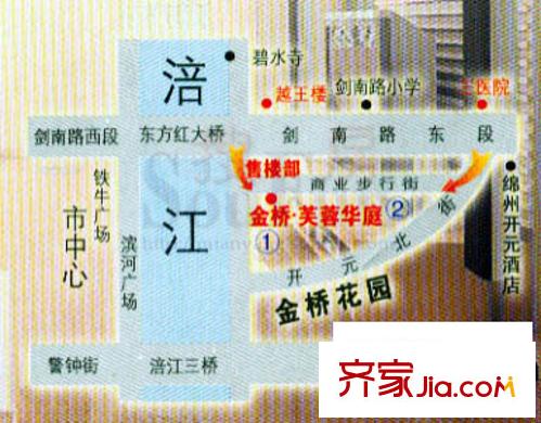芙蓉華庭交通圖