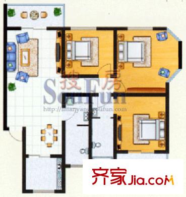 恒信花園戶型圖