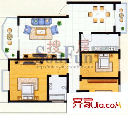 恒信花園戶型