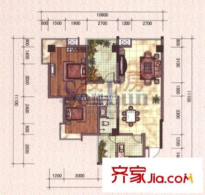壹號(hào)大院B戶型