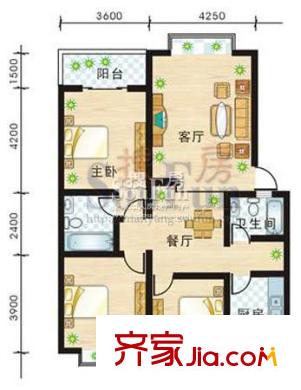 尚高城市花園 戶型圖