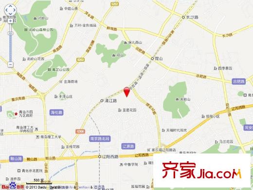 萬科藍山交通圖