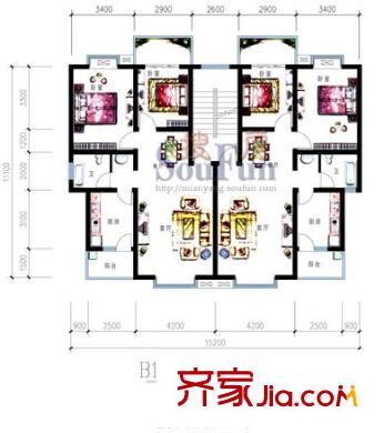 科大花園B1戶型