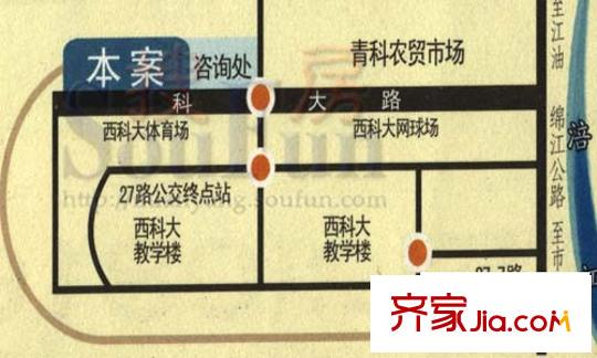 科大花園交通圖