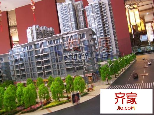 都市蘭亭實(shí)景圖沙盤模型圖