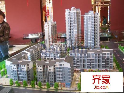 都市蘭亭實(shí)景圖沙盤模型圖
