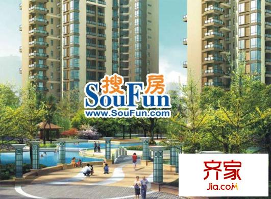 萬(wàn)豪尊品外景圖小區(qū)環(huán)境效果圖