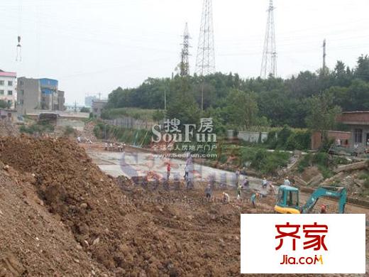 翰林尚城實(shí)景圖工地