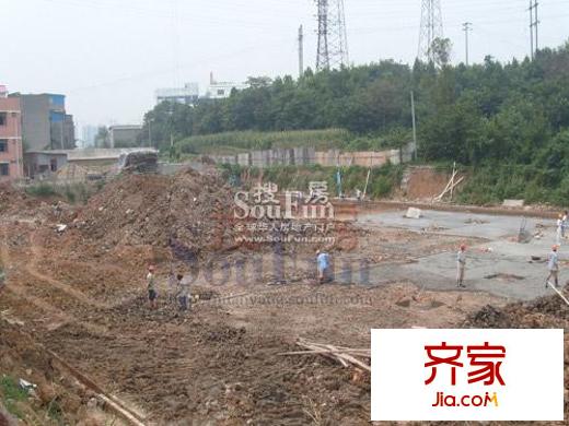 翰林尚城實(shí)景圖工地