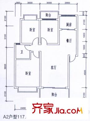 怡美小區(qū)戶型圖徐州 怡美家園 戶型圖 2室1廳1衛(wèi)1廚