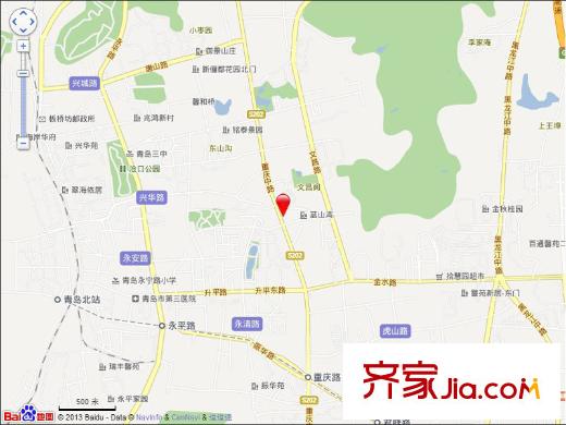 藍山灣交通圖