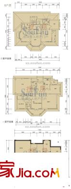 太陽(yáng)花園戶型圖B戶型 9室4廳3衛(wèi)1廚