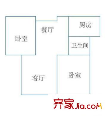 鐵路花園小區(qū)戶型圖c 