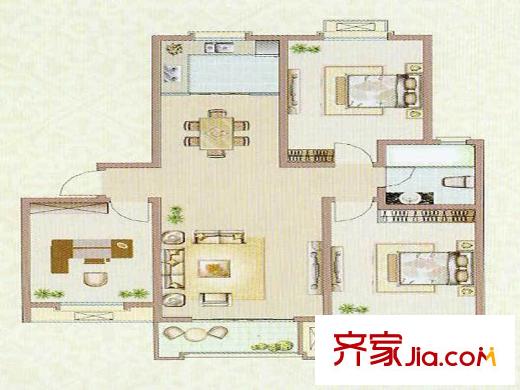 達(dá)信國(guó)際戶型圖9 