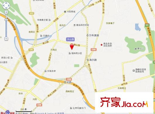 福林苑小區(qū)交通圖