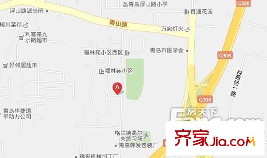 福林苑小區(qū)交通圖 