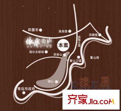 依泉美廬交通圖