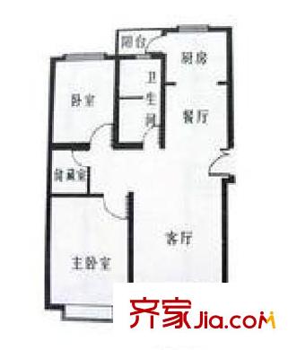 公路公寓戶型圖3 