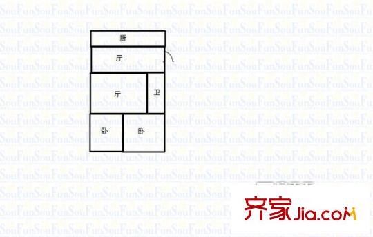 富麗西園戶型圖1 