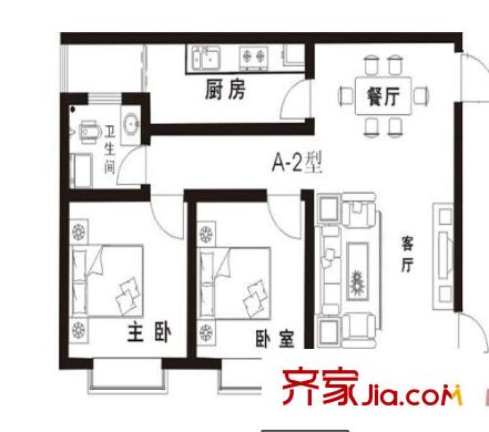 徐州 積翠新村 戶型圖