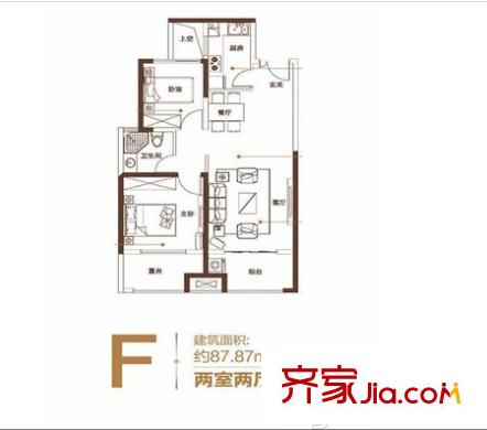 萬(wàn)達(dá)華府 0室 戶型圖