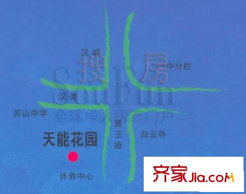 天能花園交通圖