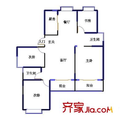 立達(dá)小區(qū)戶型圖h4 