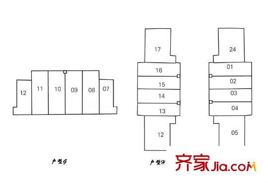 華隆財(cái)富大廈戶型圖戶型圖_3 1室