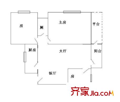鳳凰山康居家園戶型圖9 