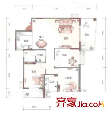 民享里小區(qū)戶型圖徐州 民享里 戶型圖 2室2廳1衛(wèi)1廚