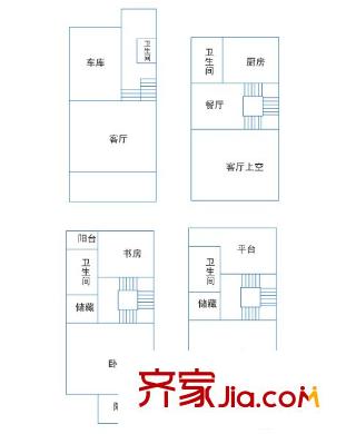 龍潤山莊 0室 戶型圖