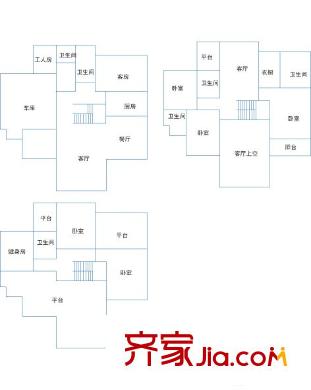 龍潤山莊 0室 戶型圖
