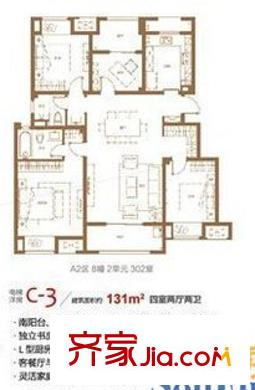 美蘭花園戶型圖3 