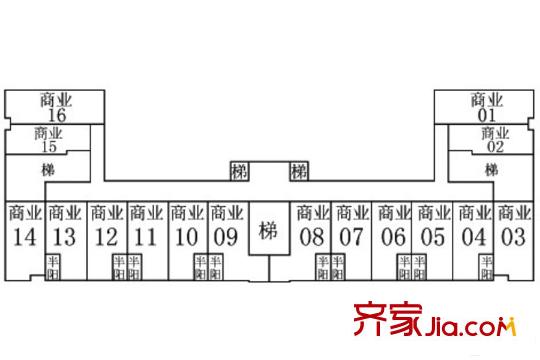 山語(yǔ)世家?泉山森林公館A1#2-17層 1室1廳1衛(wèi)