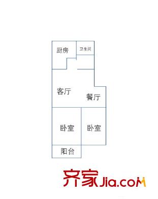 陽光豪庭 0室 戶型圖