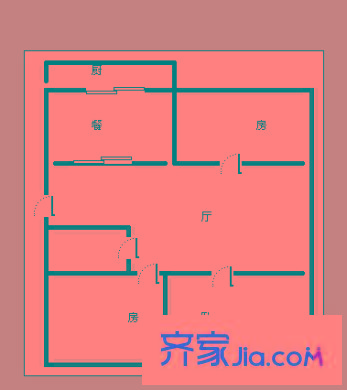 文苑小區(qū) 3室 戶型圖