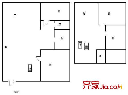 弘潤園 3室 戶型圖