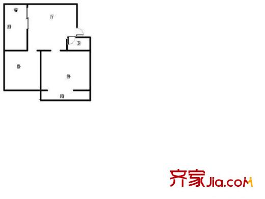 泰和人家 2室 戶型圖