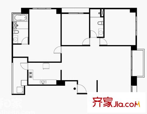 世紀(jì)佳苑戶型圖4 