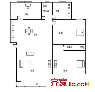 干休小區(qū)戶型圖13 