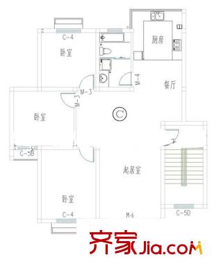 新都家園 戶型圖 