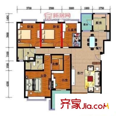 新都佳苑 0室 戶型圖