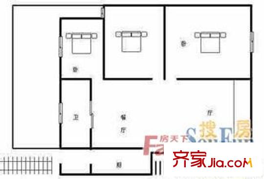 徐州 金山花園 戶型圖